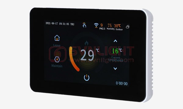 Touch-screen Weekly Programming Heating Thermostat